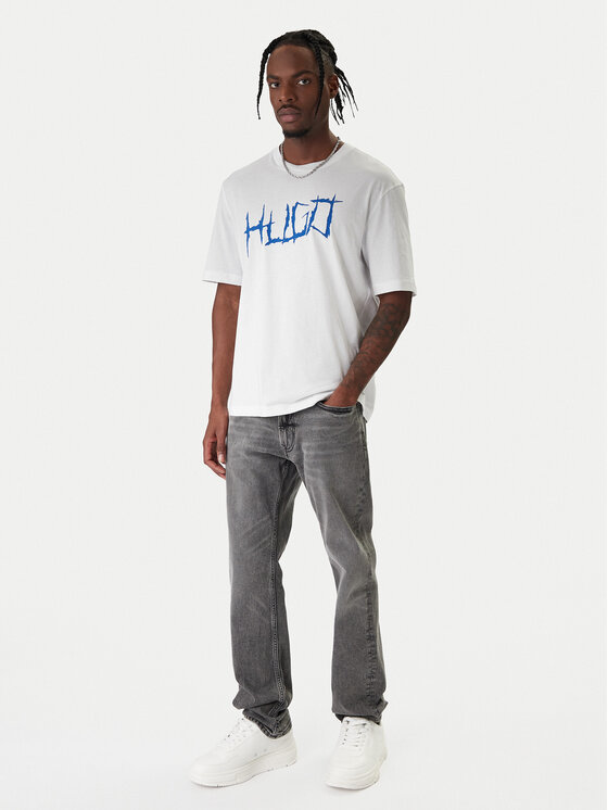 HUGO HUGO T-Shirt Namerix 50554350 Weiß Regular Fit