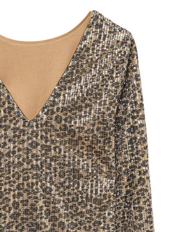 Vero Moda Vero Moda Igapäevane kleit Hanya 10337842 Beež Regular Fit