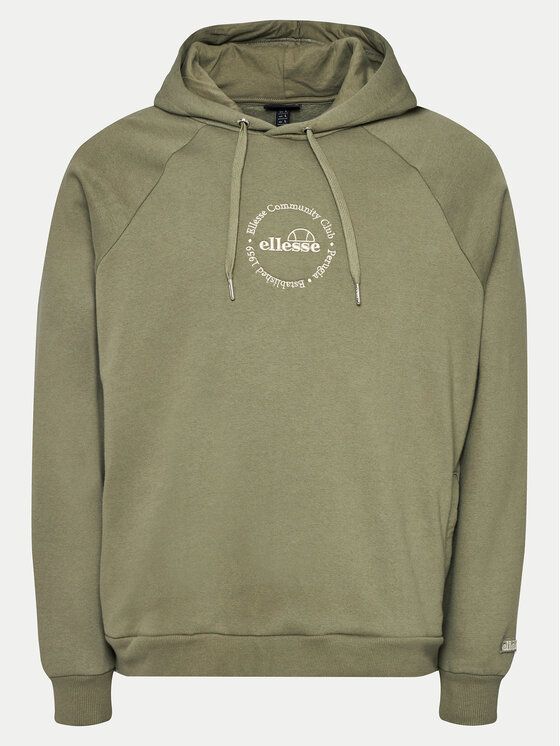 Ellesse Ellesse Majica dugih rukava Unisex Barcelona SHX21062 Zelena Regular Fit