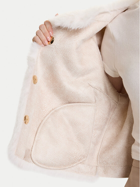 Rinascimento Rinascimento Шуба CFC0122217003 Écru Regular Fit