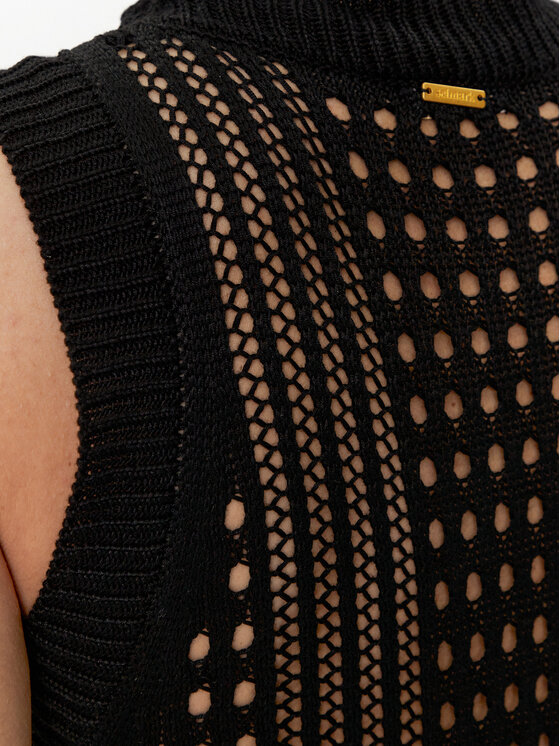 Selmark Selmark Strandkleid BC077 Schwarz Regular Fit