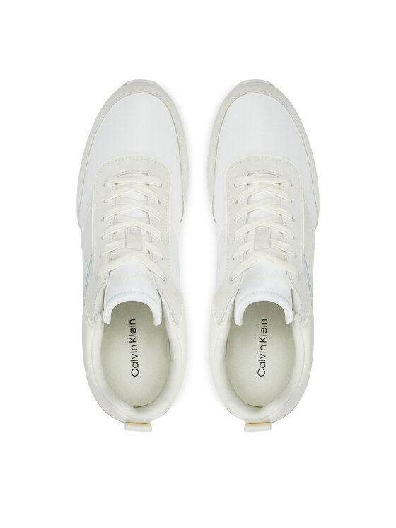 Calvin Klein Calvin Klein Αθλητικά Low Top Lace Up Mix HM0HM01554 Λευκό