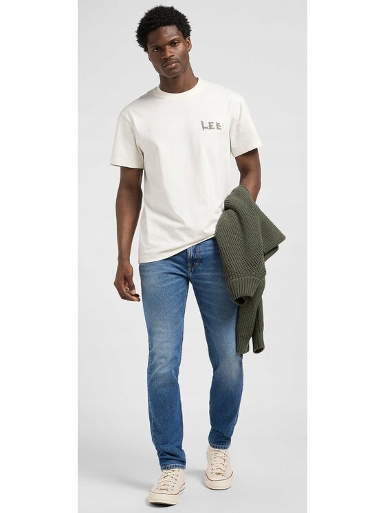 Lee Lee Jeansy Rider Niebieski Slim Fit
