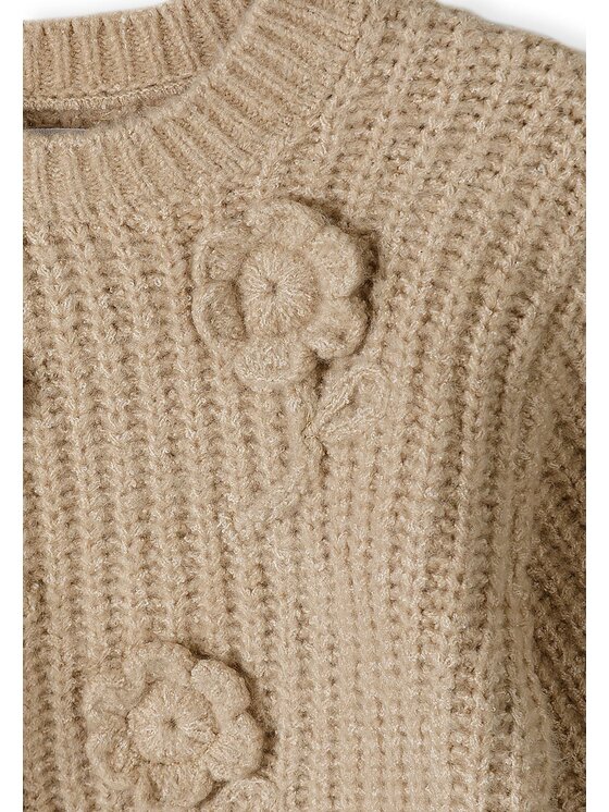 minoti minoti Sweter 32KNIT101 Beżowy Regular Fit