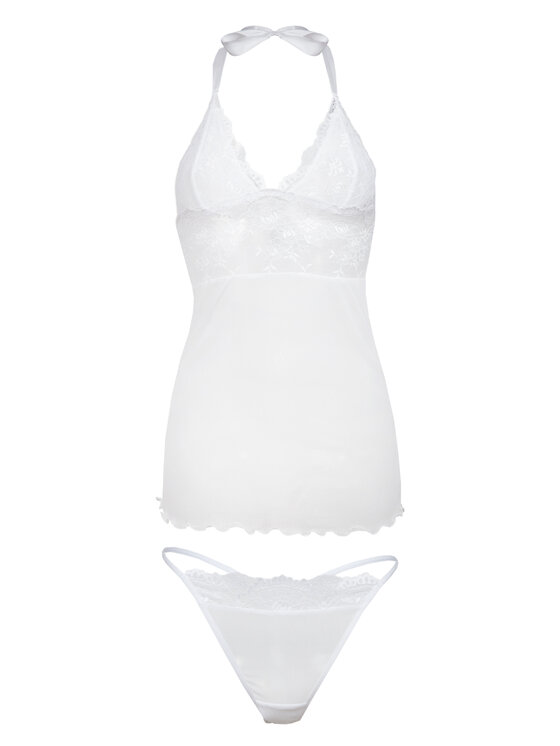 DKaren Lingerie DKaren Lingerie Komplet bielizny Arizona Biały Classic Fit