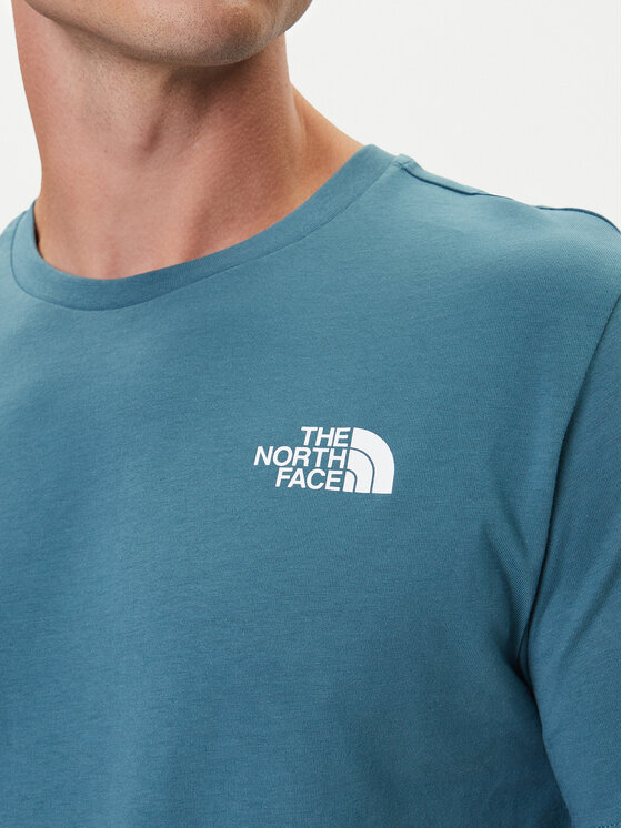 The North Face The North Face T-shirt Redbox NF0A87NV Plava Regular Fit