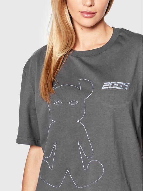 2005 2005 Tricou Unisex Horned Gri Relaxed Fit