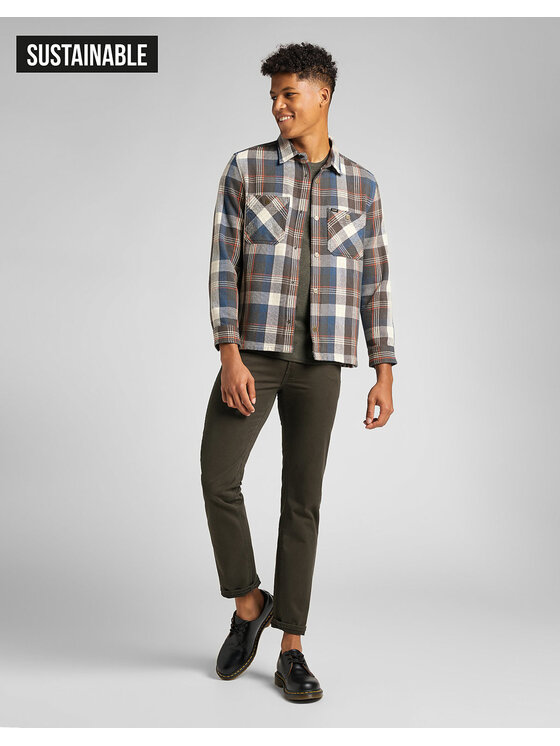 Lee Lee Jeans DAREN ZIP FLY Verde Straight Fit