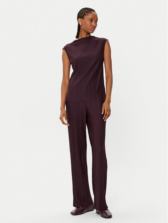 Gina Tricot Gina Tricot Блуза 23481 Бордо Regular Fit