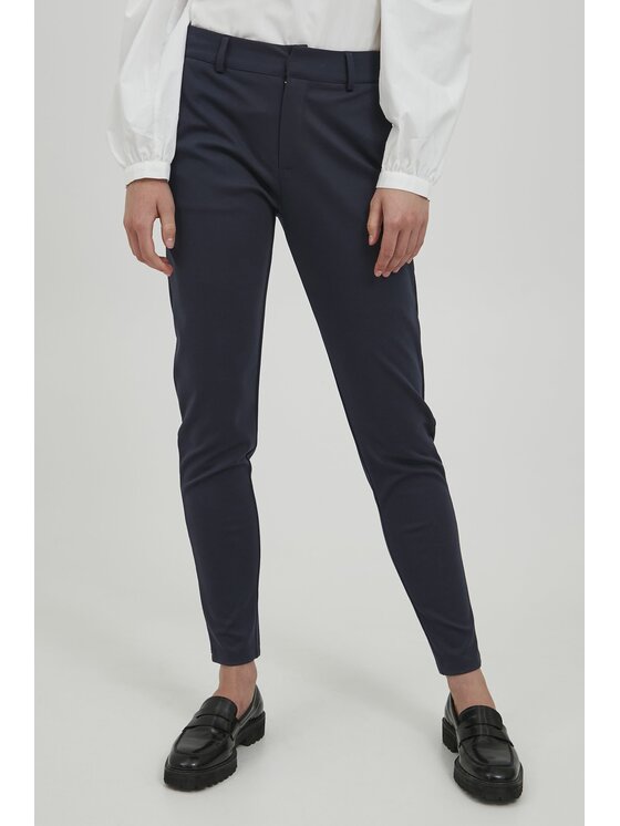 ICHI ICHI Pantaloni da donna IHKATE SUS OFFICE PA Blu To Fit