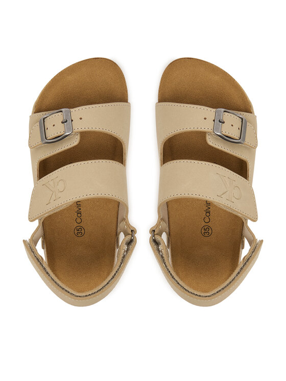 Calvin Klein Calvin Klein Sandále Velcro V3X2-83328-0315 D Béžová