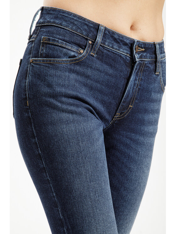 Cross Jeans Cross Jeans Jeansy P 437-017 Niebieski Straight Leg
