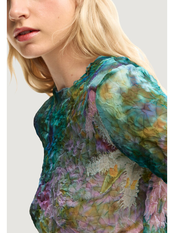 Desigual Desigual Blusa BLUS_BETTLE Blu Casual Fit