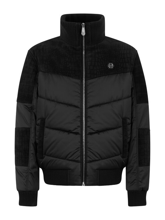 PHILIPP PLEIN PHILIPP PLEIN Kurtka puchowa 31143 Czarny Regular Fit