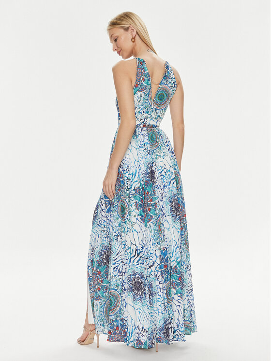 Marciano Guess Marciano Guess Sommerkleid 4GGK14 9739Z Blau Regular Fit