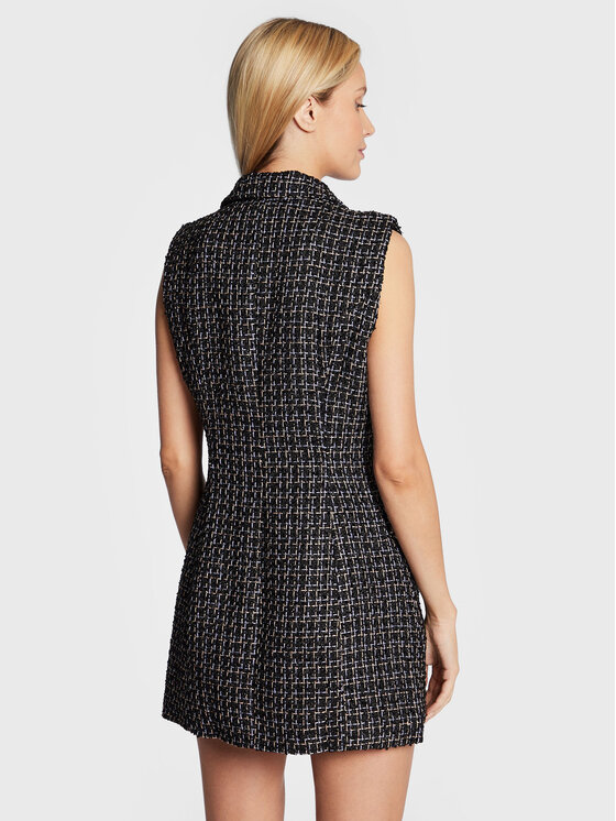 Glamorous Glamorous Úpletové šaty CK6798 Černá Regular Fit