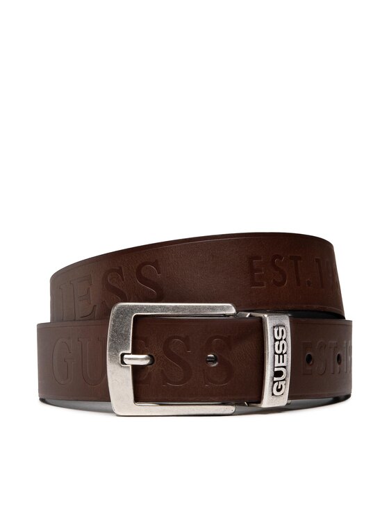 Guess Vīriešu josta Reversible Belt M3RZ12 L0S80 Melns