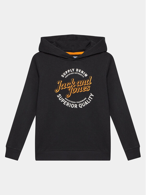 Jack&Jones Junior Jack&Jones Junior Majica dugih rukava 12237112 Crna Regular Fit