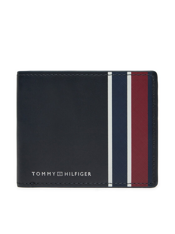 Portofel Mic pentru Bărbați Tommy Hilfiger Th Corp Mini Cc AM0AM12779 Bleumarin
