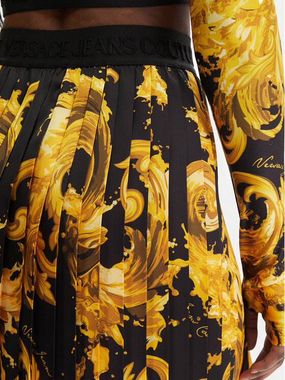 Versace Jeans Couture Versace Jeans Couture Mini sukňa 80HAE820 NS834 Čierna Regular Fit