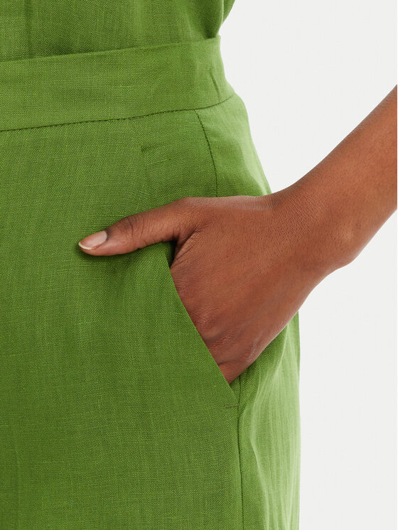 Marella Marella Kalhoty culottes Silvana 2515131022 Zelená Regular Fit