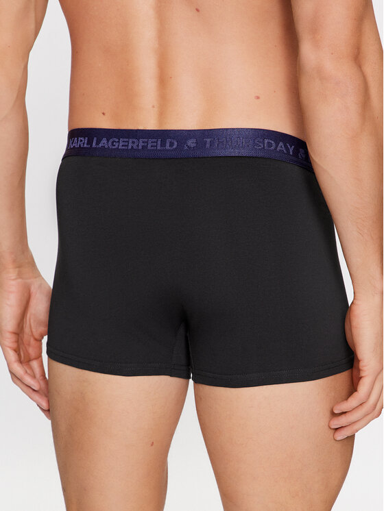 KARL LAGERFELD KARL LAGERFELD Bokserių komplektas Day Of The Week Trunk (7-Pack) 235M2102 Spalvota
