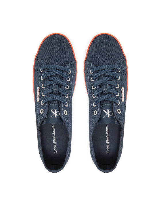 Calvin Klein Jeans Calvin Klein Jeans Tenisky Ess Vulc Low Mg Cv YM0YM01301 Tmavomodrá