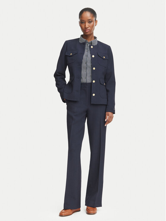 Tommy Hilfiger Tommy Hilfiger Marynarka WW0WW51728 Granatowy Slim Fit