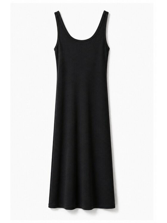 Magda Matyja Magda Matyja Sukienka letnia HARPER DRESS Czarny Fitted Fit
