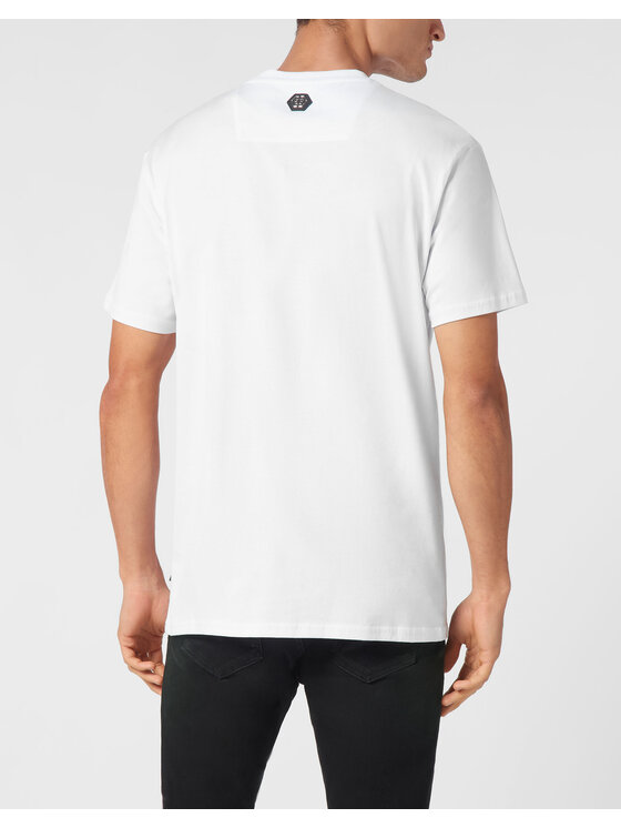 PHILIPP PLEIN PHILIPP PLEIN T-Shirt 22615 Biały Regular Fit