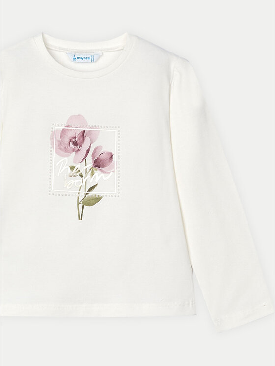 Mayoral Mayoral Bluse 4066 Écru Regular Fit