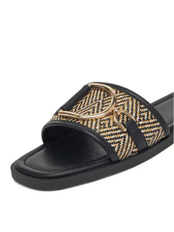 JENNY JENNY Klapki WS5727-01 Czarny
