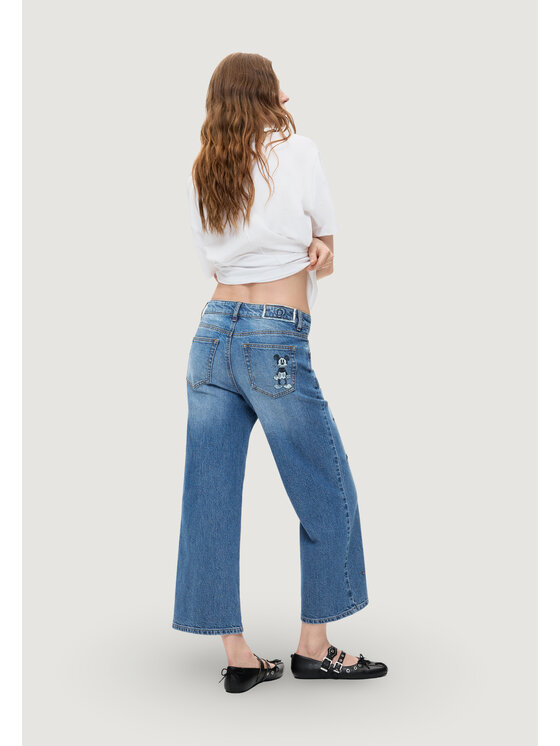 Desigual Desigual Τζιν DENIM_MICKEYM Μπλε Casual Fit