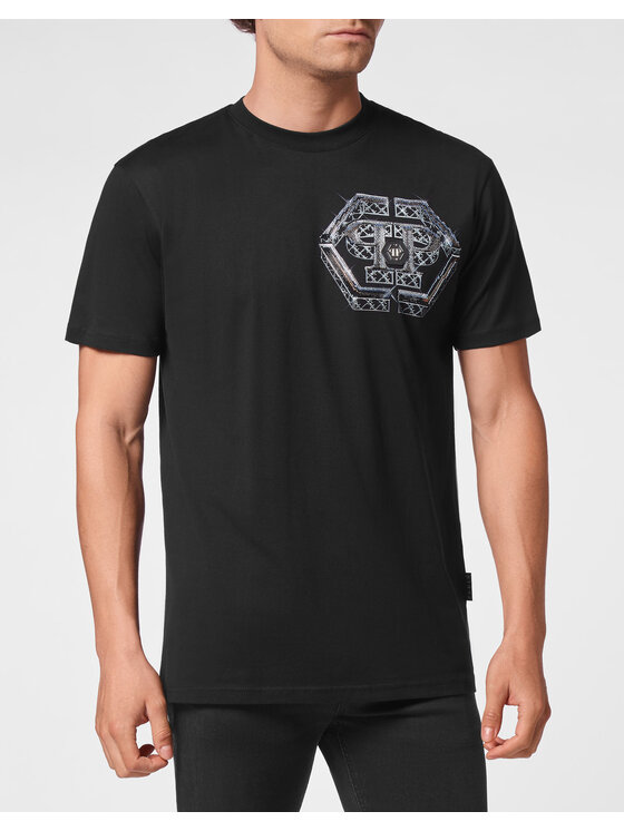 PHILIPP PLEIN PHILIPP PLEIN T-Shirt 5727 Czarny Regular Fit