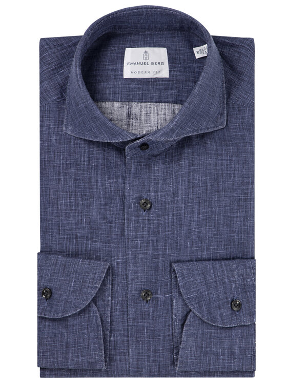Emanuel Berg Emanuel Berg Camicia Harvard PEB47866 Blu scuro Modern Fit