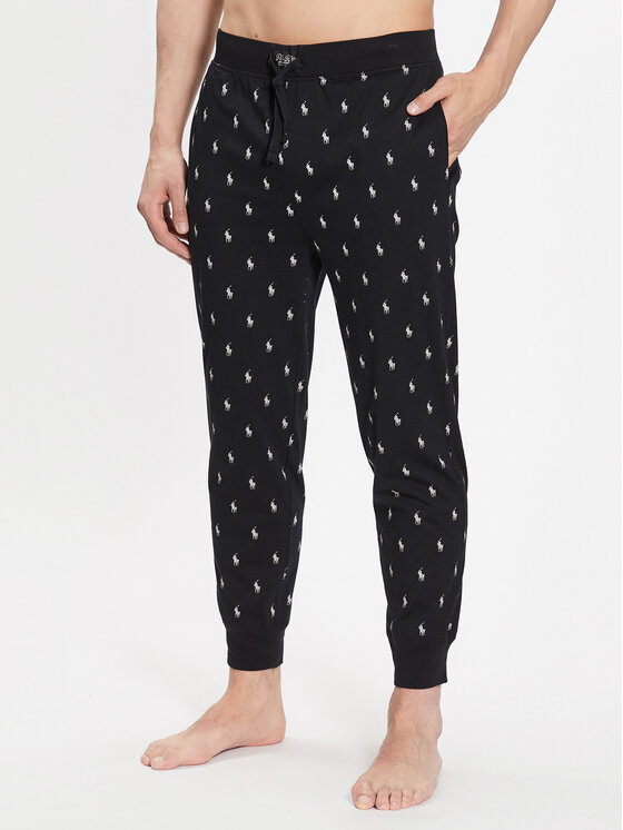polo ralph lauren pantalon de pyjama 714899500001 noir regular fit