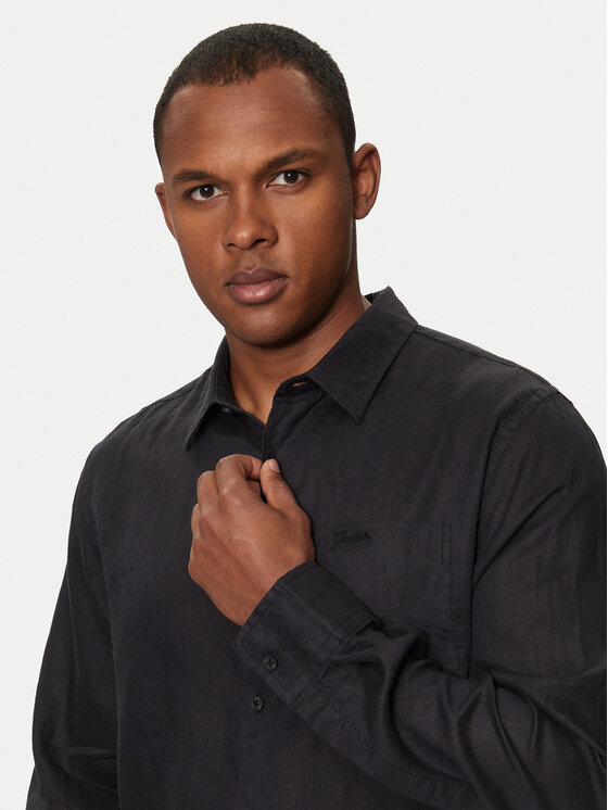 Guess Guess Πουκάμισο M2YH44 WERX0 Μαύρο Regular Fit