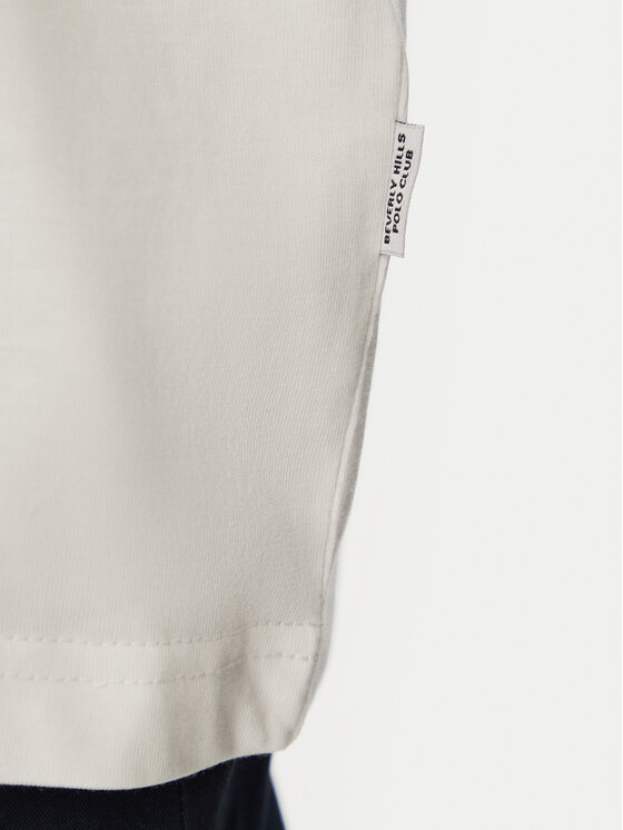 Beverly Hills Polo Club Beverly Hills Polo Club T-Shirt P-SS26M-TS1290 Bílá Regular Fit