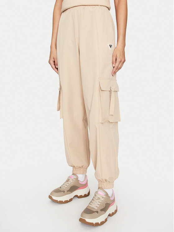 Guess Guess Pantaloni cargo Aurelie V4YB06 WG982 Bej Regular Fit