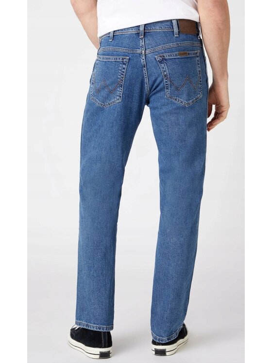 Wrangler Wrangler Jeansy Regular Niebieski Regular Fit