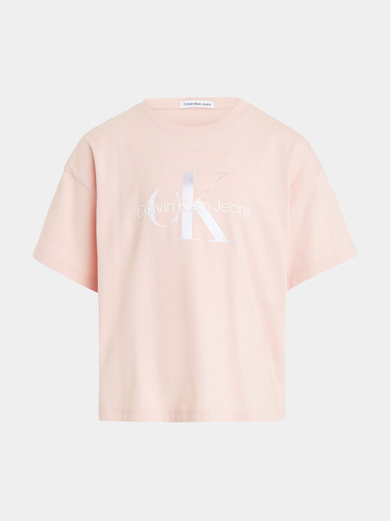 Calvin Klein Jeans Calvin Klein Jeans T-Shirt Serenity IG0IG02434 Różowy Boxy Fit