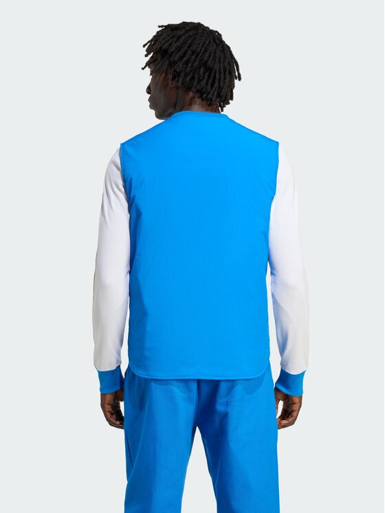 adidas adidas Kamizelka Originals Real Madrid Błękitny Regular Fit