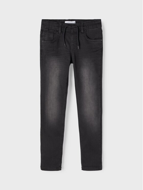 NAME IT NAME IT Jeansy 13185213 Czarny Slim Fit