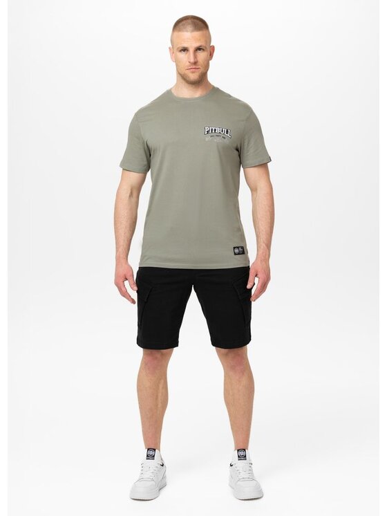 PITBULL PITBULL T-Shirt Koszulka męska TROUBLEMAKER 3XL Szary Regular Fit