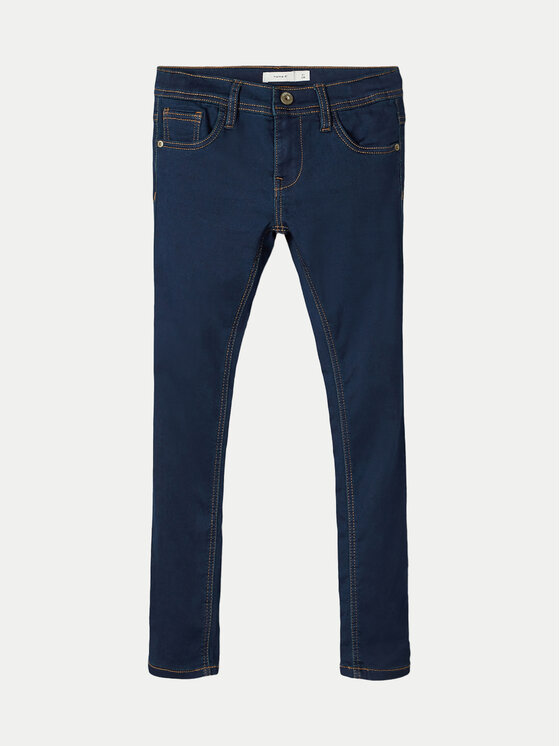 NAME IT NAME IT Džinsai 13209696 Tamsiai mėlyna Slim Fit