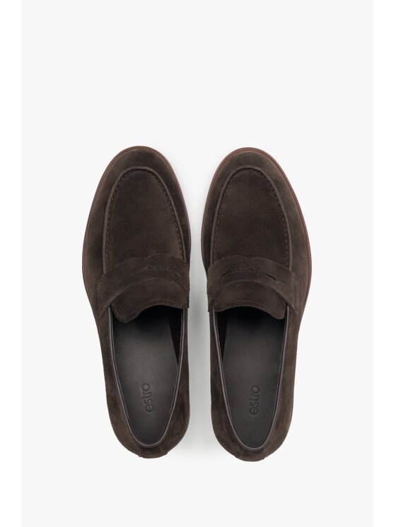 Estro Estro Μοκασίνια ER00119039 Σκούρο καφέ