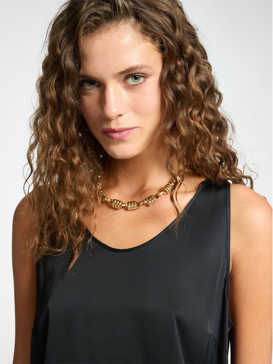 Elena Mirò Elena Mirò Top D101P100020N033 Nero Regular Fit