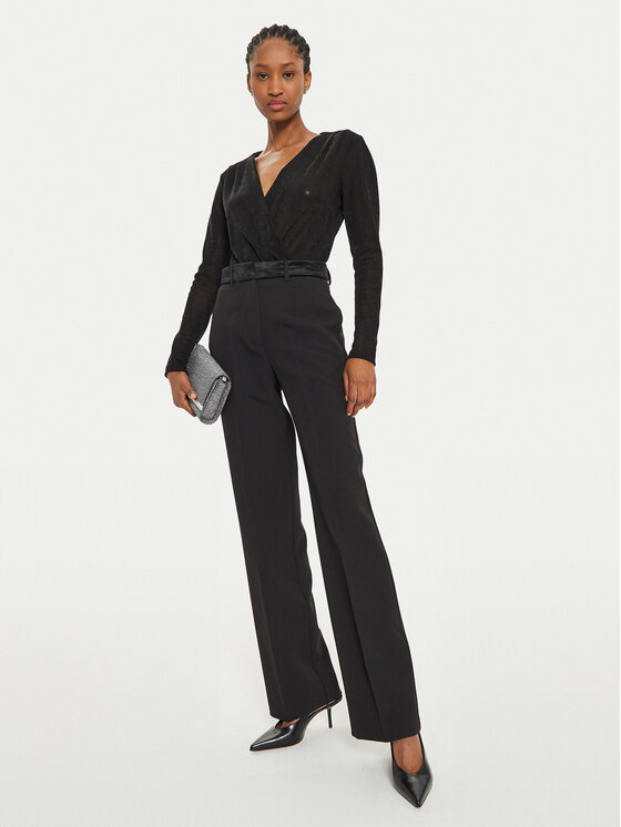 ViCOLO ViCOLO Bodi US0022 Črna Slim Fit