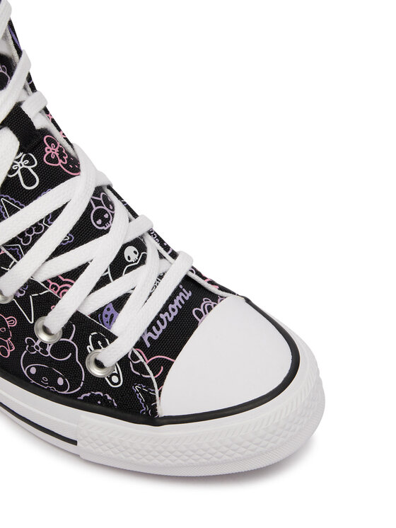 Converse Converse Sportbačiai Chuck Taylor All Star Hi X My Melody Kuromi A24938C Juoda