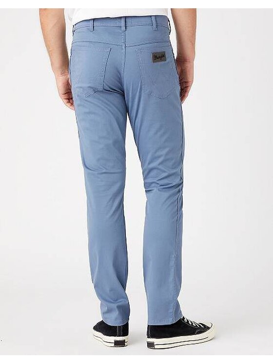 Wrangler Wrangler Pantaloni di tessuto TEXAS SLIM Blu Slim Fit
